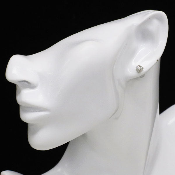 新品 Pt900 ハートシェイプ ダイヤモンド ピアス 0.797ct I/J SI1-2