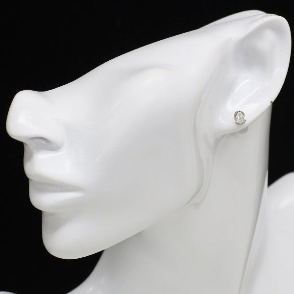 新品 Pt900 ペアシェイプ ダイヤモンド ピアス 0.788ct G SI2