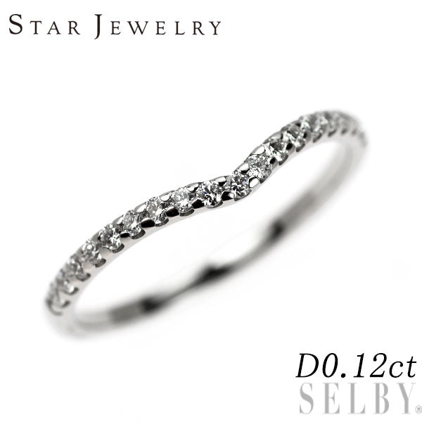 スタージュエリー Pt950 ダイヤモンド リング 0.12ct