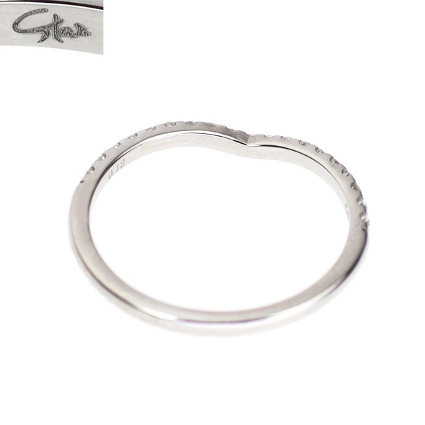 スタージュエリー Pt950 ダイヤモンド リング 0.12ct