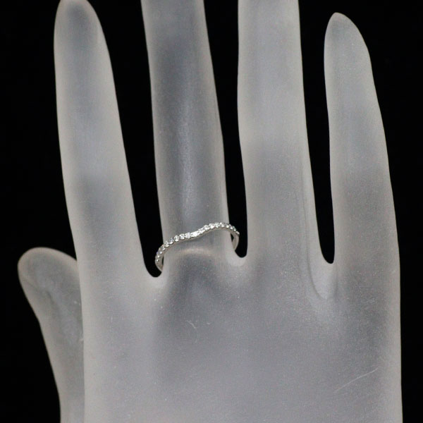 スタージュエリー Pt950 ダイヤモンド リング 0.12ct