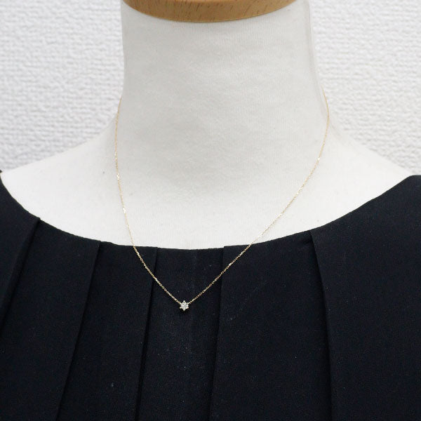 アーカーブラン K18YG ダイヤモンド ペンダントネックレス 0.13ct