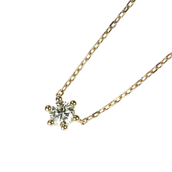 アーカーブラン K18YG ダイヤモンド ペンダントネックレス 0.13ct