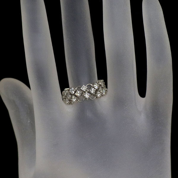K18WG ダイヤモンド リング 1.00ct