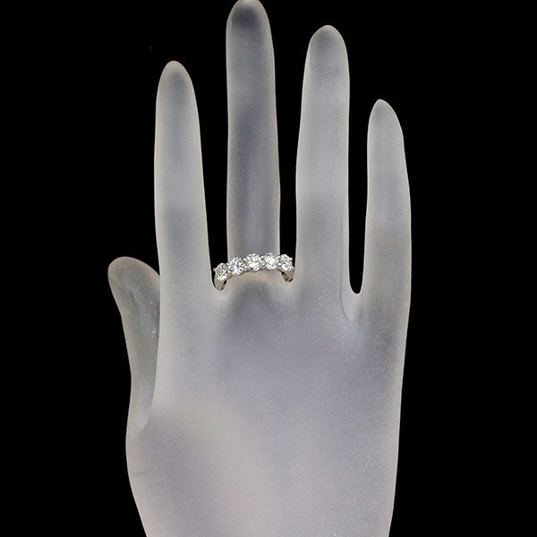 新品 Pt900 全石GIA最高級グレード付 ダイヤモンド リング 1.57ct D IF 3EX 究極のエタニティ【エスコレ】一文字