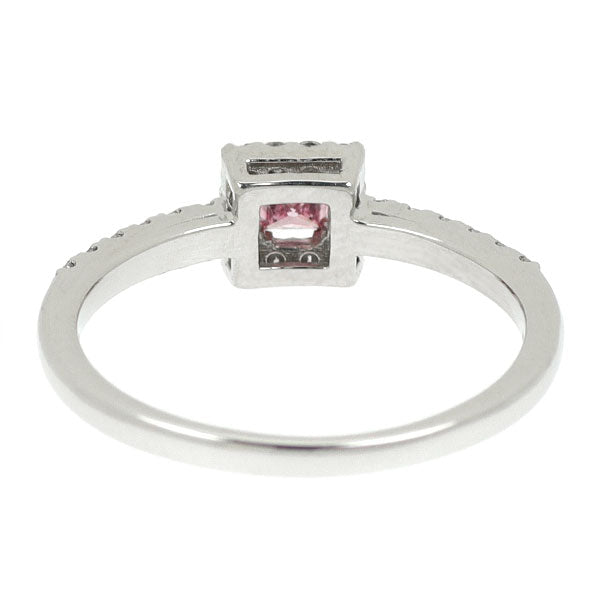 新品 希少 Pt950 天然インテンスピンク ダイヤモンド リング 0.130ct FIP VS2 D0.24ct 【エスコレ】