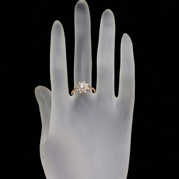 新品 希少 K18PG 天然ピンク ダイヤモンド リング 0.398ct VLBP SI2 D0.38ct 【エスコレ】