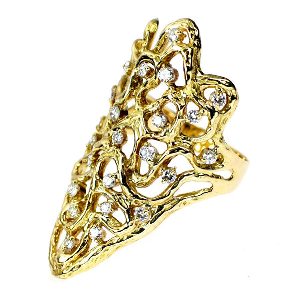 K18YG ダイヤモンド リング 0.59ct