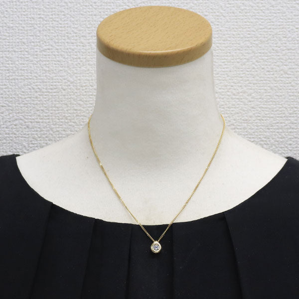 K18YG ダイヤモンド ペンダントネックレス 0.28ct