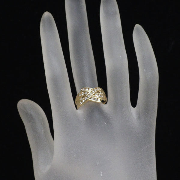 K18YG ダイヤモンド リング 0.50ct