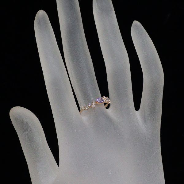 K18PG タンザナイト ダイヤモンド リング 0.16ct TZ0.04ct D0.12ct