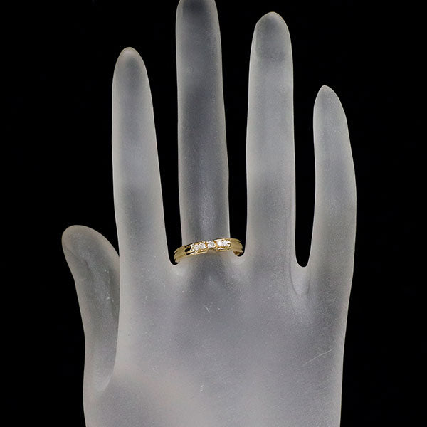 K18YG ダイヤモンド リング 0.09ct