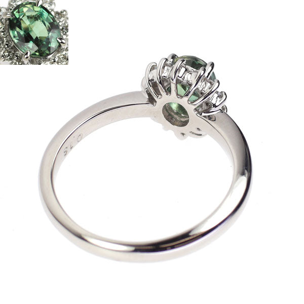 希少 Pt900 アレキサンドライト ダイヤモンド リング 0.79ct D0.13ct