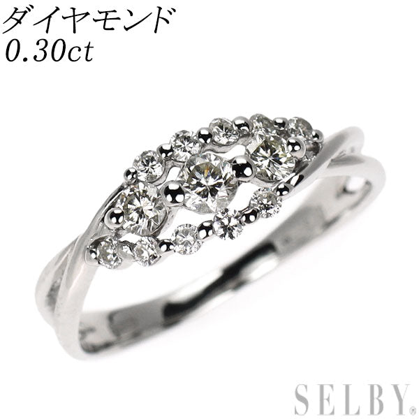 Pt900 ダイヤモンド リング 0.30ct