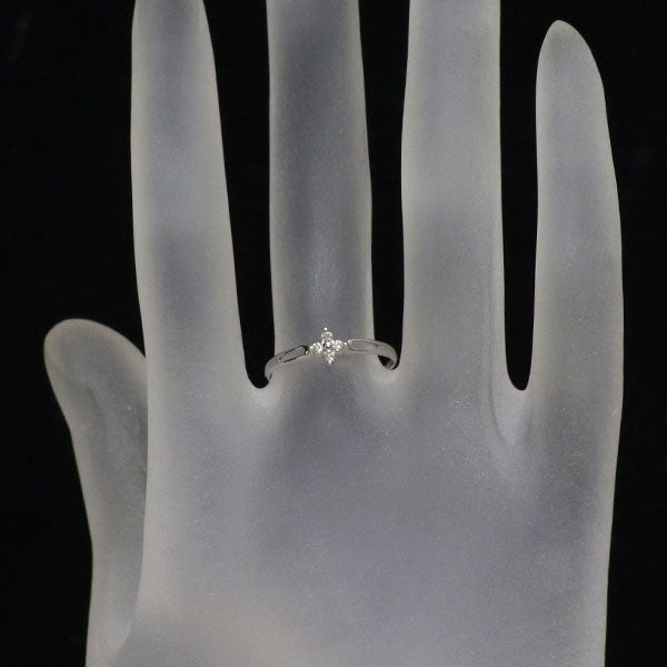 K10WG ダイヤモンド リング 0.06ct