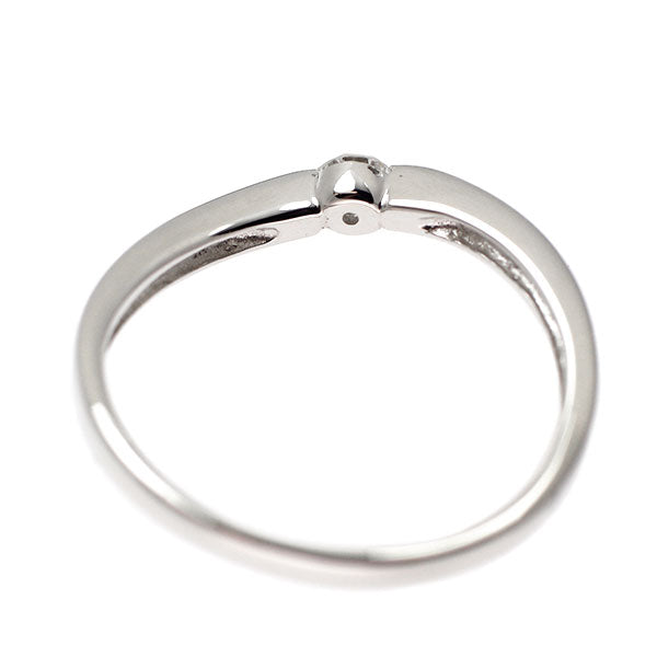 K18WG ダイヤモンド リング 0.10ct