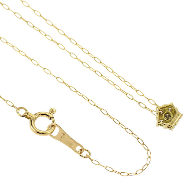 K18YG ダイヤモンド ペンダントネックレス 0.10ct