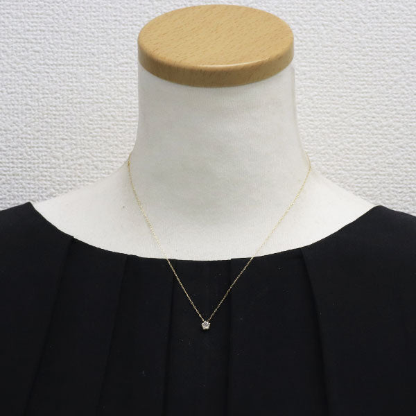 K18YG ダイヤモンド ペンダントネックレス 0.10ct