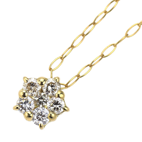 K18YG ダイヤモンド ペンダントネックレス 0.10ct