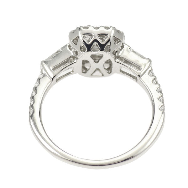 K18WG ダイヤモンド リング 0.75ct