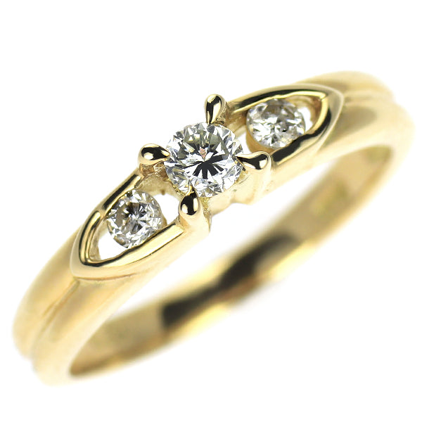 K18YG ダイヤモンド リング 0.23ct