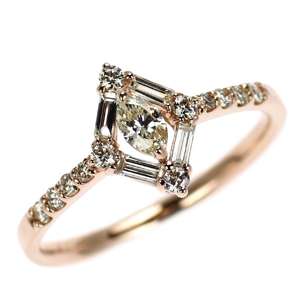 K18PG ダイヤモンド リング 0.50ct