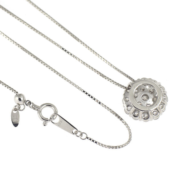 K18WG ダイヤモンド ペンダントネックレス 1.00ct