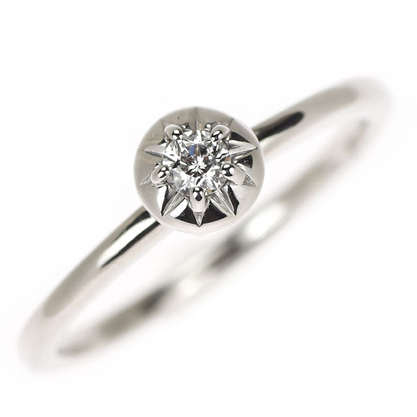 wish upon a star K18WG ダイヤモンド リング 0.082ct