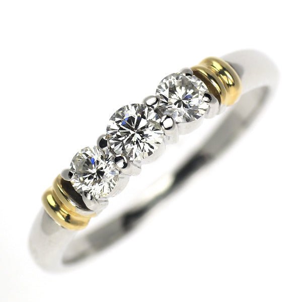 K18YG/WG ダイヤモンド リング 0.30ct