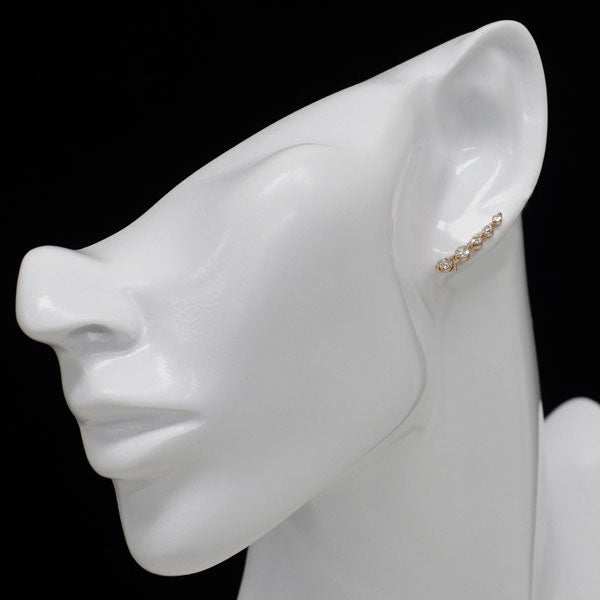 K18PG ダイヤモンド イヤリング 0.80ct イヤーカフ