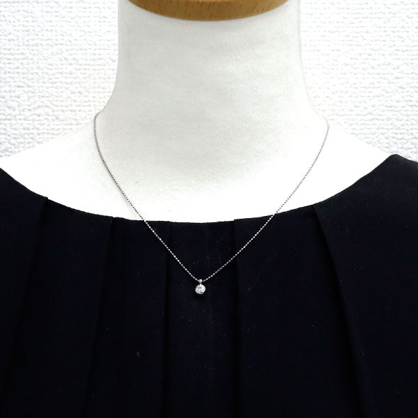 Pt900/ Pt850 ダイヤモンド ペンダントネックレス 0.21ct