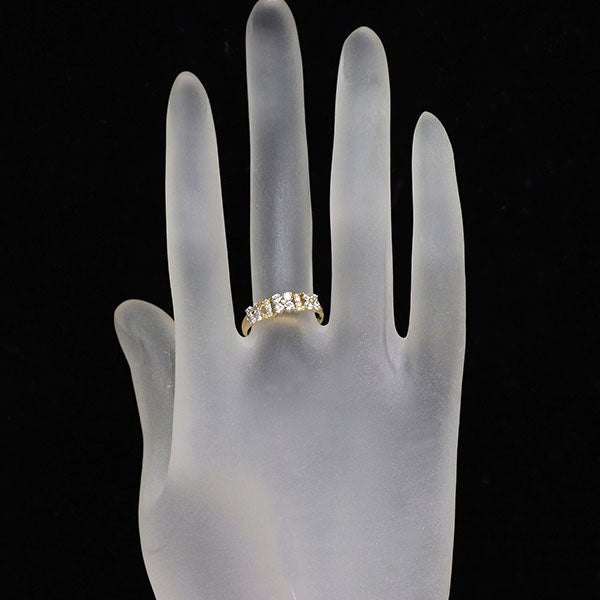 K18YG ダイヤモンド リング 0.50ct