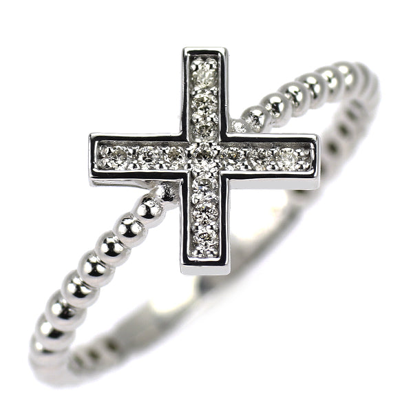 K18WG ダイヤモンド リング 0.06ct