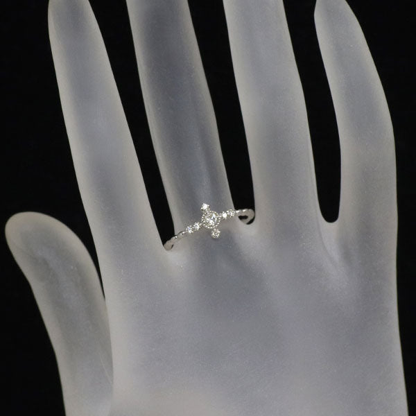 K18WG ダイヤモンド リング 0.16ct
