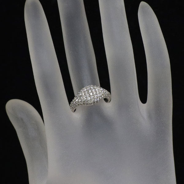 K18WG ダイヤモンド リング 1.22ct パヴェ