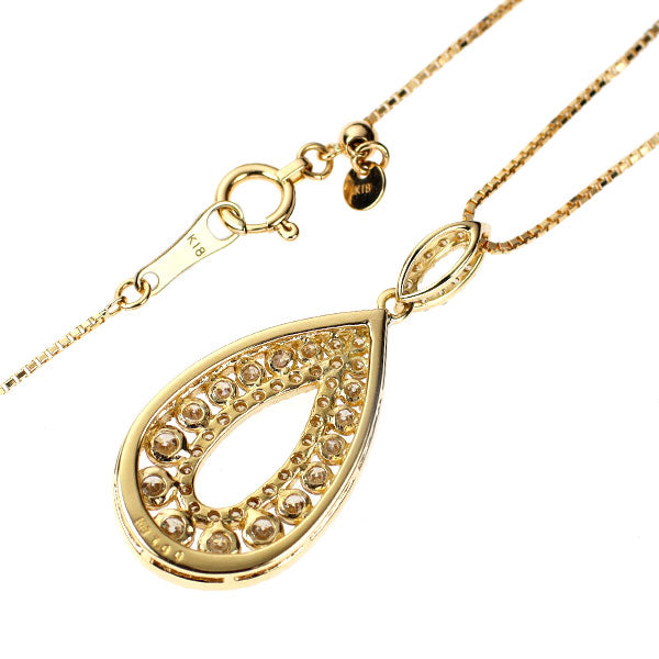 K18YG ダイヤモンド ペンダントネックレス 1.00ct