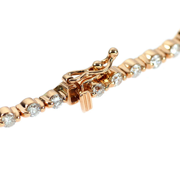 K18PG ダイヤモンド テニス ブレスレット 2.00ct — セルビーオンライン
