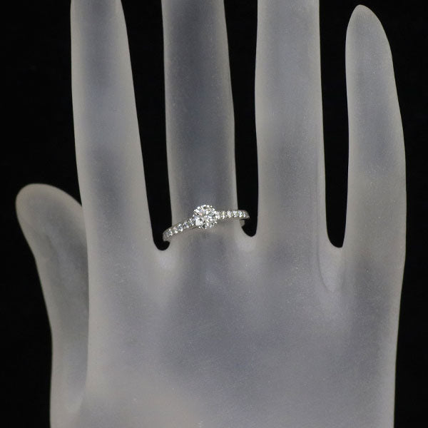 カルティエ Pt950 ダイヤモンド リング 0.38ct G VS1 ソリテール 48号