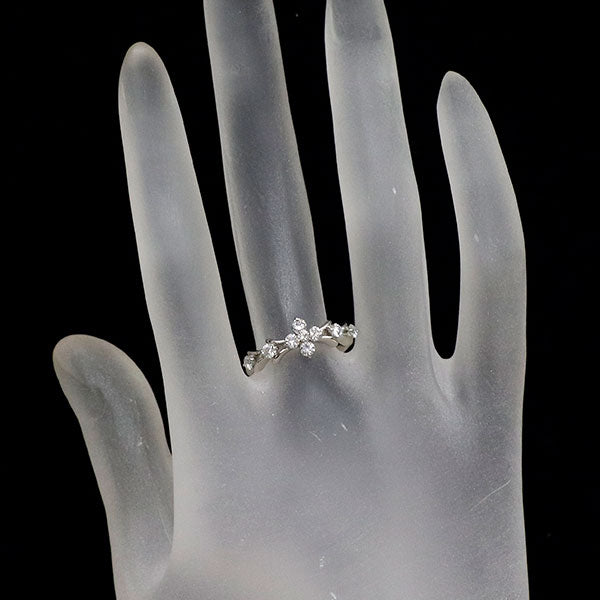Pt900 ダイヤモンド リング 0.50ct フラワー