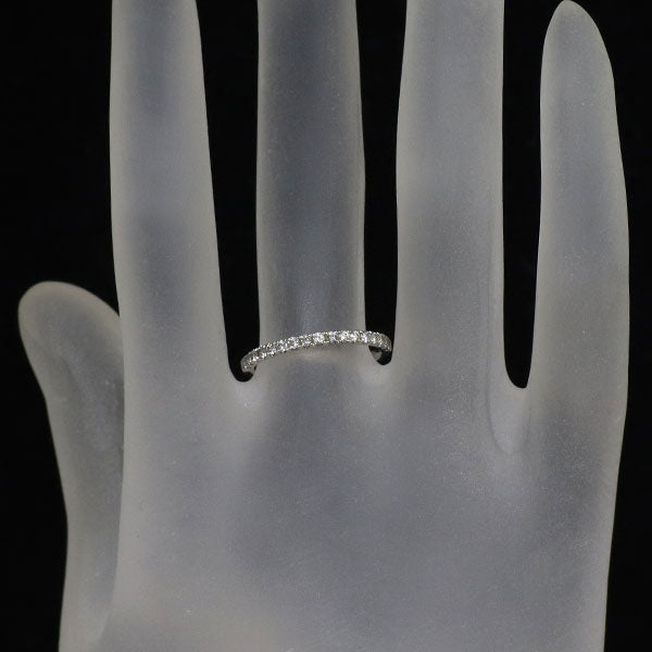 周大福 K18WG ダイヤモンド リング 0.234ct ハーフエタニティ