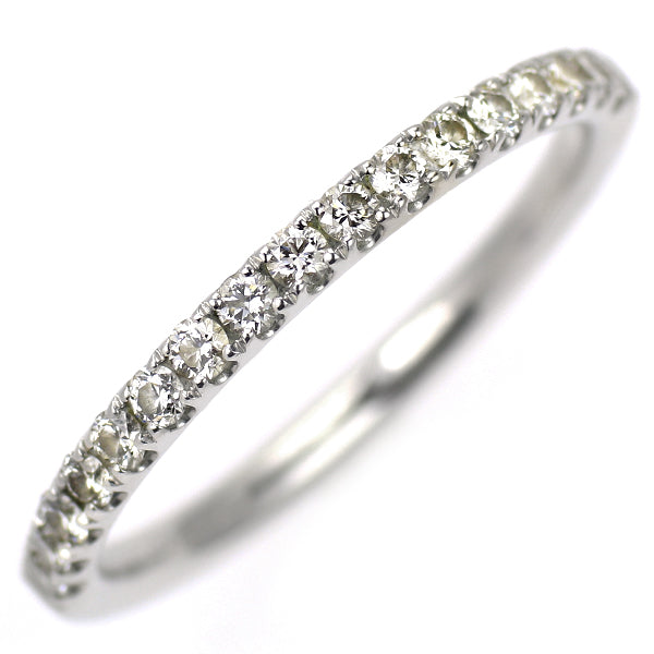 周大福 K18WG ダイヤモンド リング 0.234ct ハーフエタニティ