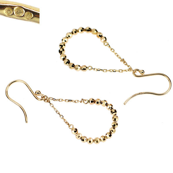 ココシュニック K10YG デザインピアス