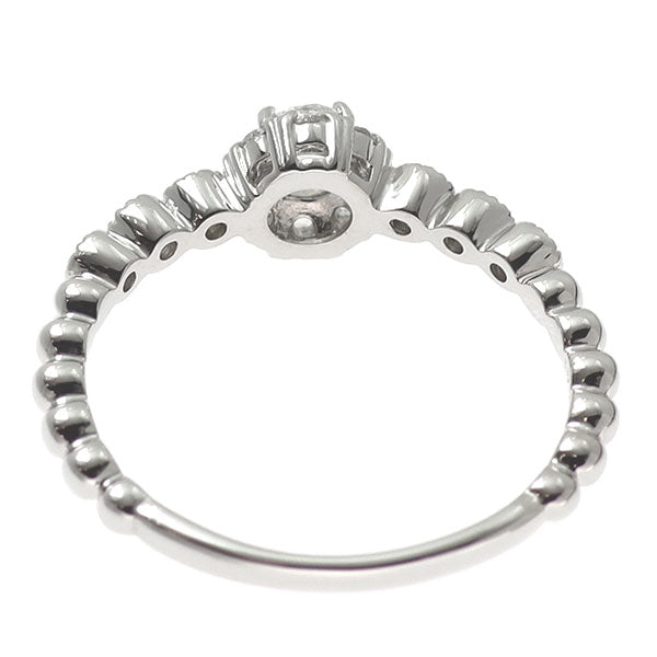 K18WG ローズカット ダイヤモンド リング 0.15ct D0.21ct