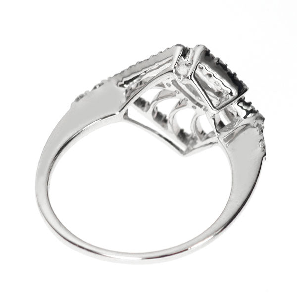 K18WG ダイヤモンド リング 0.50ct