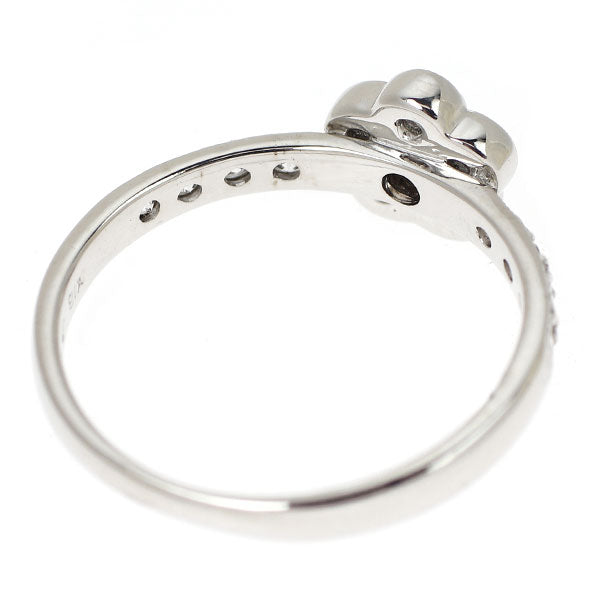 K18WG ダイヤモンド リング 0.30ct フラワー