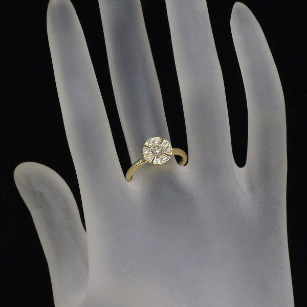 K18YG ダイヤモンド リング 0.218ct D0.143ct