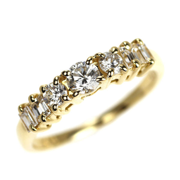 K18YG ダイヤモンド リング 0.50ct