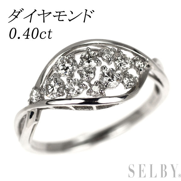 Pt950 ダイヤモンド リング 0.40ct