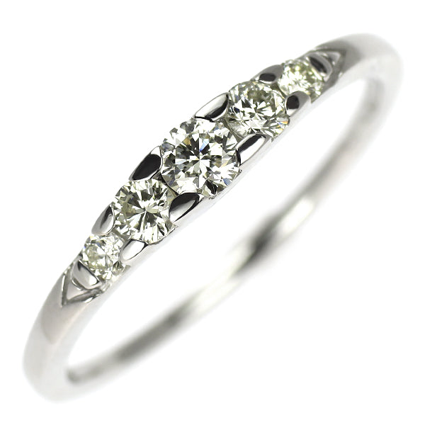 Pt900 ダイヤモンド リング 0.30ct 一文字