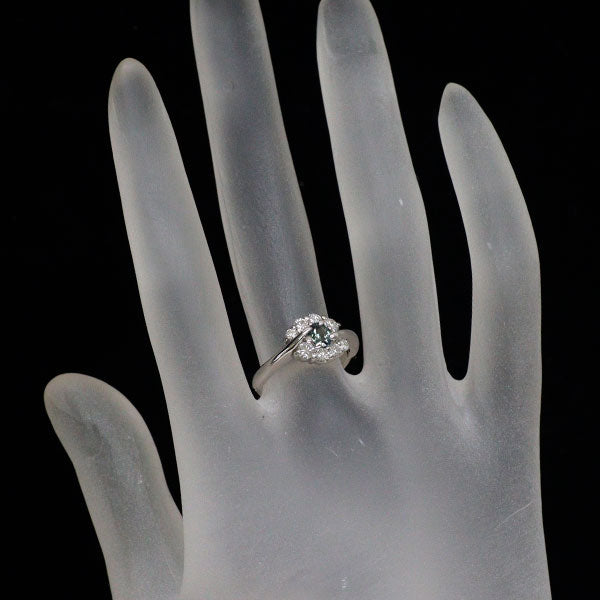 希少 Pt900 アレキサンドライト ダイヤモンド リング 0.21ct D0.47ct